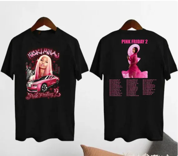 2024 Nicki Minaj Tour T-Shirt, Nicki Minaj Pink Friday 2 Concert Shirt