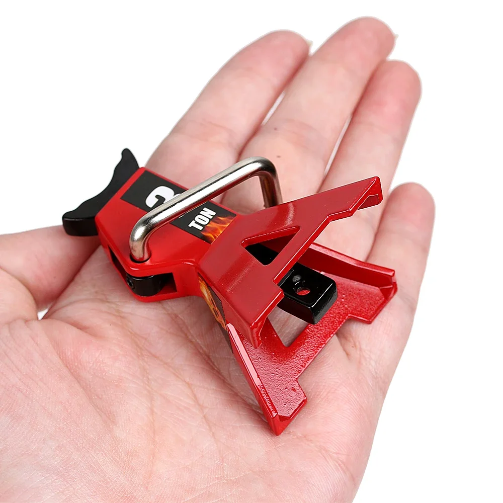 RCZIPROY 2PCS RC 잭 브래킷 3T 6T 금속 높이 조절 가능 아날로그 부품 (1/10 RC 크리퍼 Axial Traxxas TRX4 업그레이드 부품용)