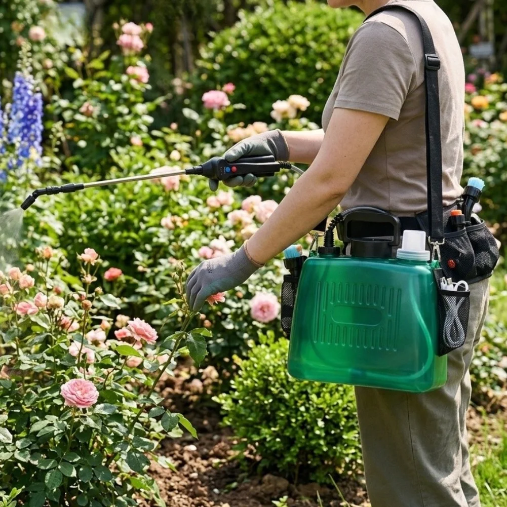Portable for 2 Gallon Electric Sprayer with 3 Spray Pressure Options for Home Gardeners and Landscaping Professionals