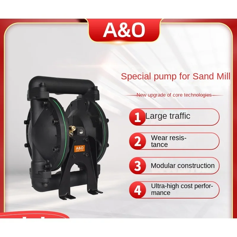 

Pneumatic Diaphragm Pump New A & O RA-25L Aluminum Alloy Adc12 Sand Mill Special Diaphragm Pump