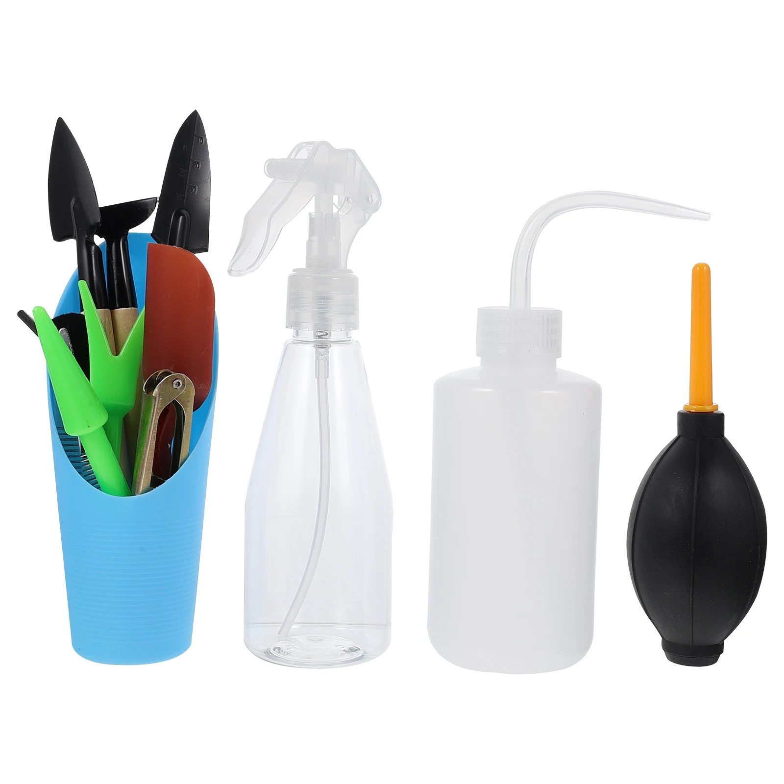 

1 set 1 Set Mini Gardening Tools Kit Ergonomic Durable Shovel Scissors Pouring Kettle For Succulents Potted Plants Transplanting
