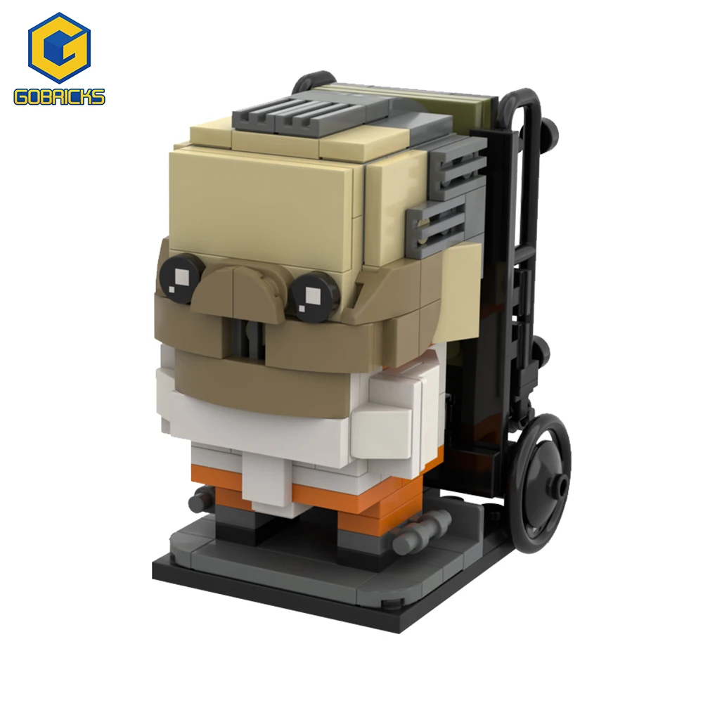 Gobricks-figuras de acción de superhéroes, personajes de películas, Brickheadz, bloques de construcción, figuras de Anime de dibujos animados, juguete para niños, regalo de cumpleaños