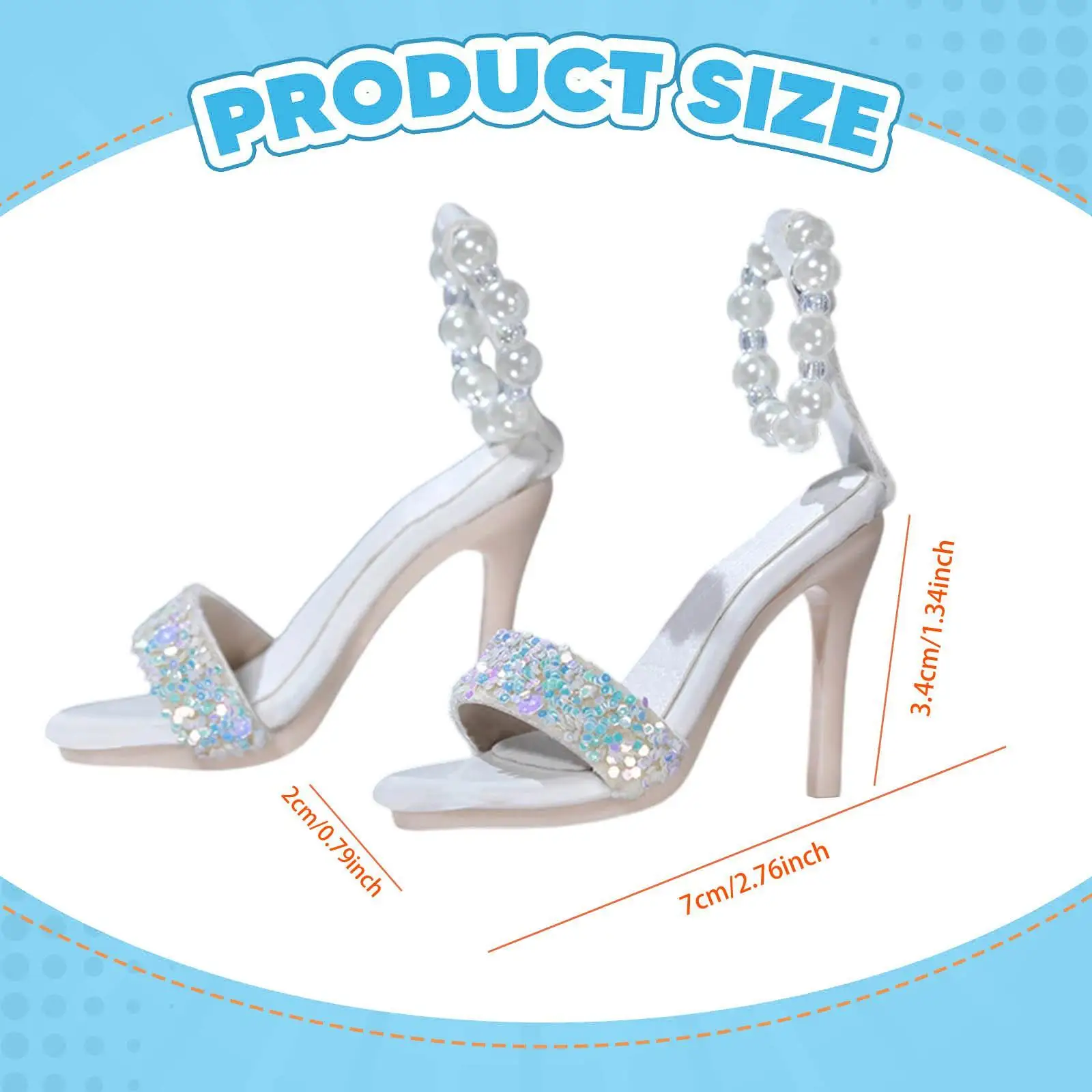 Chaussures de poupée échelle 1/4, sandales à talons hauts, modèle Miniature, Mini, habillage élégant pour figurine d'action féminine