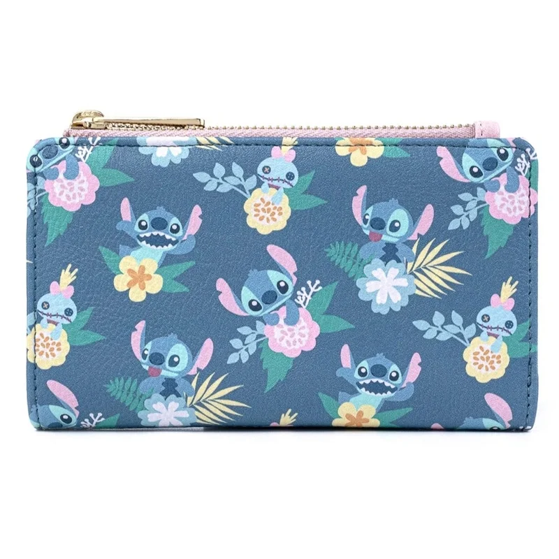‌ Lilo & Stitch Geldbörse – Geldklammer-Geldbörse mit kurzem Aufdruck, niedlicher Cartoon-ID-Kartenhalter und Münzgeldbörse, Kawaii Stitch Fan-Geschenk