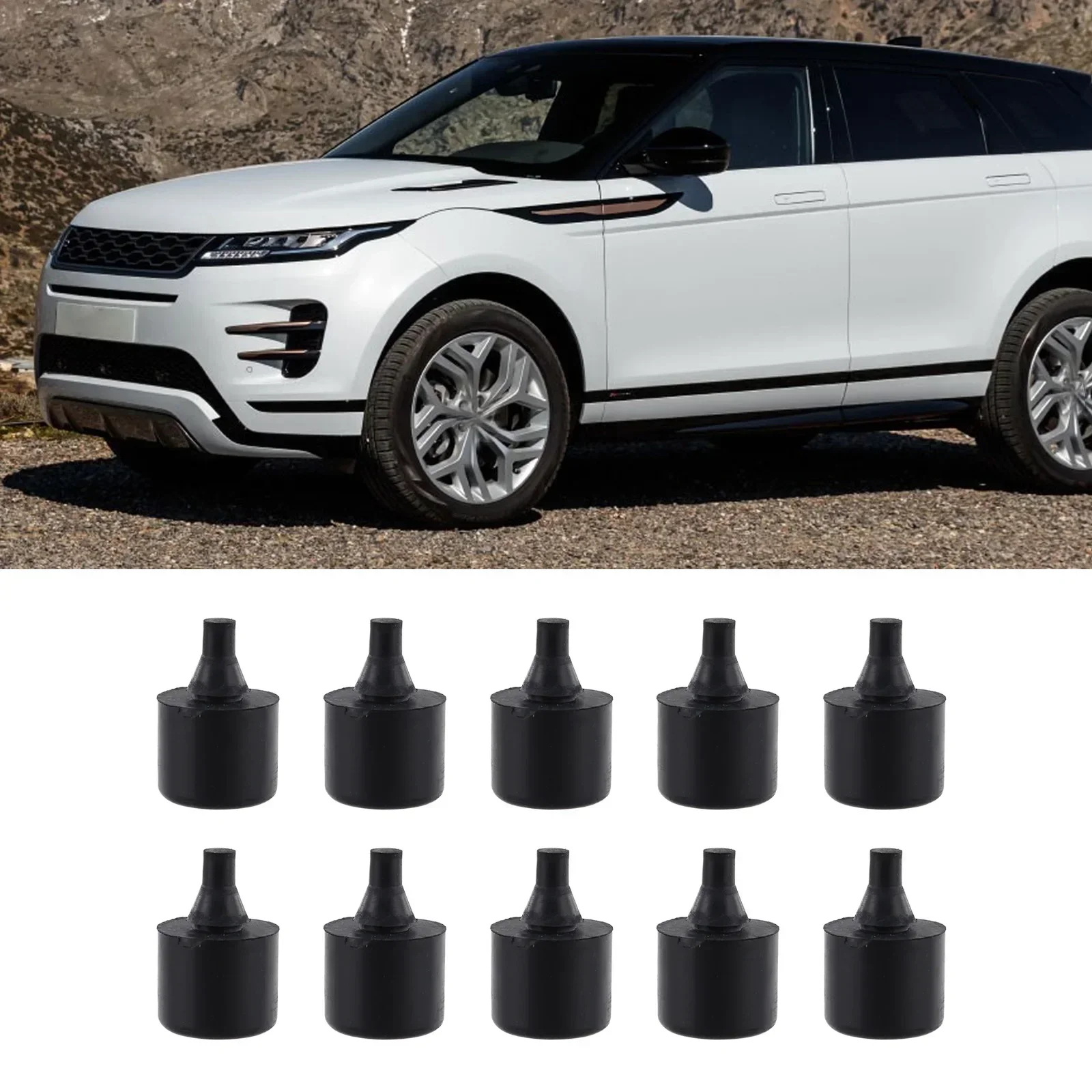 

10 шт. резиновые буферы для остановки дверного бампера для Land Rover для Range Rover Sport Series 1 L320 2005-13 для Freelander 2/LR2 2006-14