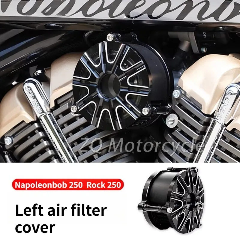 For Benda Rock 250/300 Napoleonbob 250 Retrofit Engine Clutch Decorative Cover Electromagnetic Cylinder Head Sprocket Cover