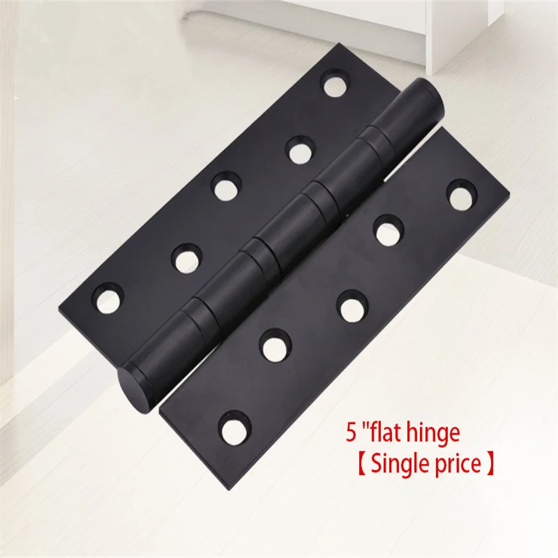 Toilet door hinges aluminum alloy doors stainless steel bathroom door hinges folding hinge accessories loose-leaf