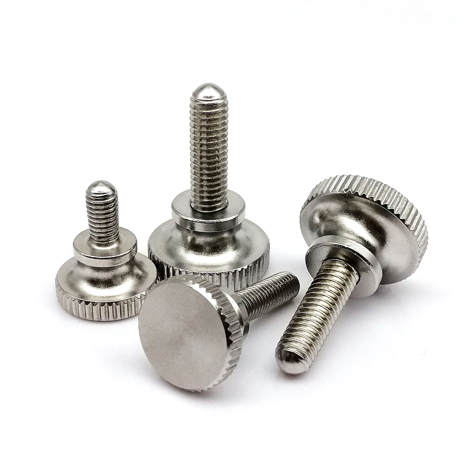 M2 M2.5 M3 M4 M5 M6 M8 M10 304 A2-70 Stainless Steel Hand Tighten Thumb Screw Bolt Curtain Wall Glass Adjust Thumbscrew DIN464