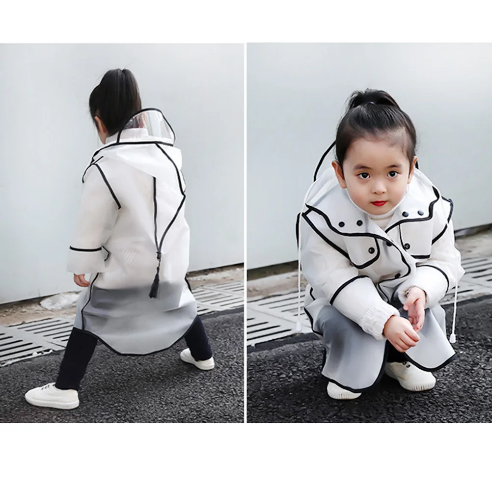 

Rain Coats 's Poncho Clear Raincoat Portable with Hat