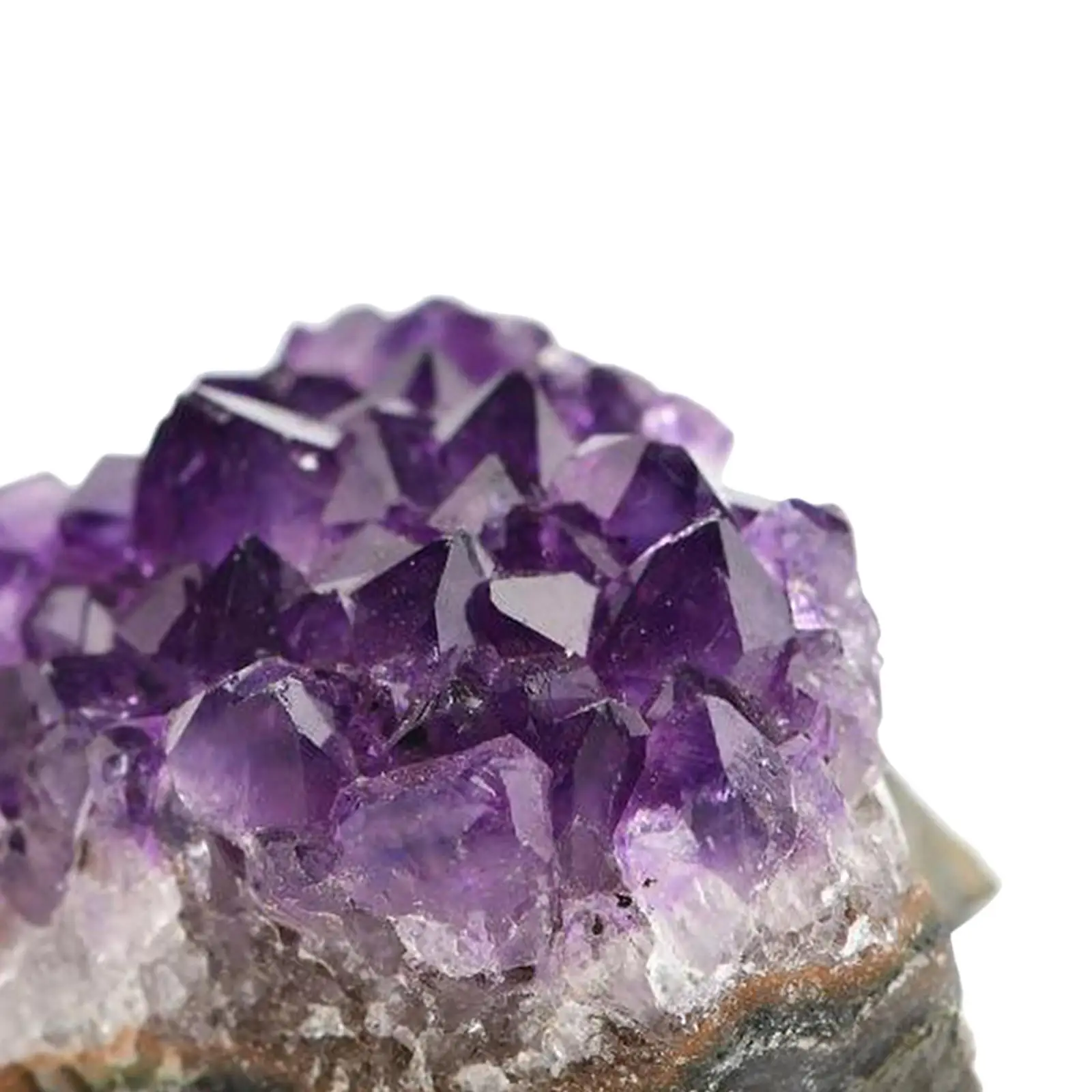Unique Deep Purple Amethyst Crystal Clusters, Purple Quartz Rock，