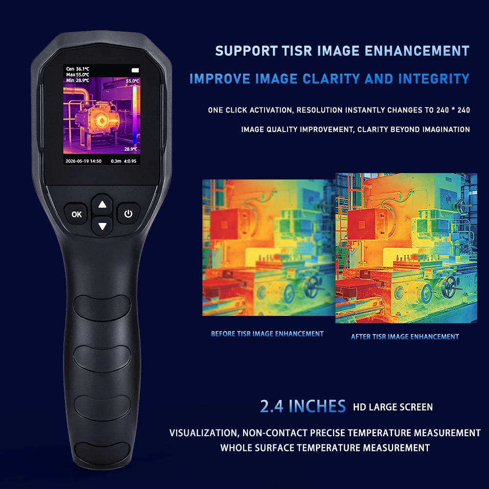 

Handheld Thermal Imager Infrared Camera for Electrical Inspection - Detects Issues in Circuit Boards Distribution Boxes Transfor