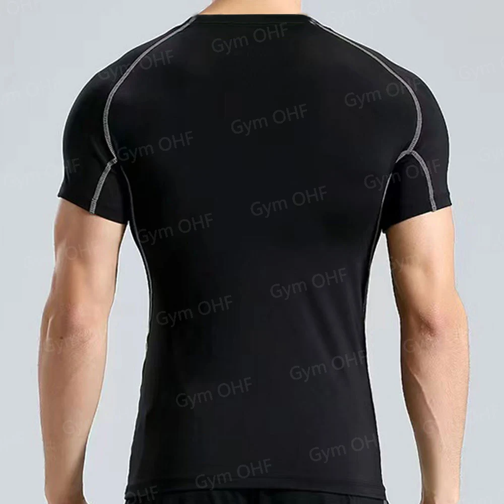 Spinne Kompression Shirt Herren Rashguard Fitness Für Männer Gym Sport T-Shirt Laufen Sweatshirt Outdoor Bergsteigen Training – Detail 25