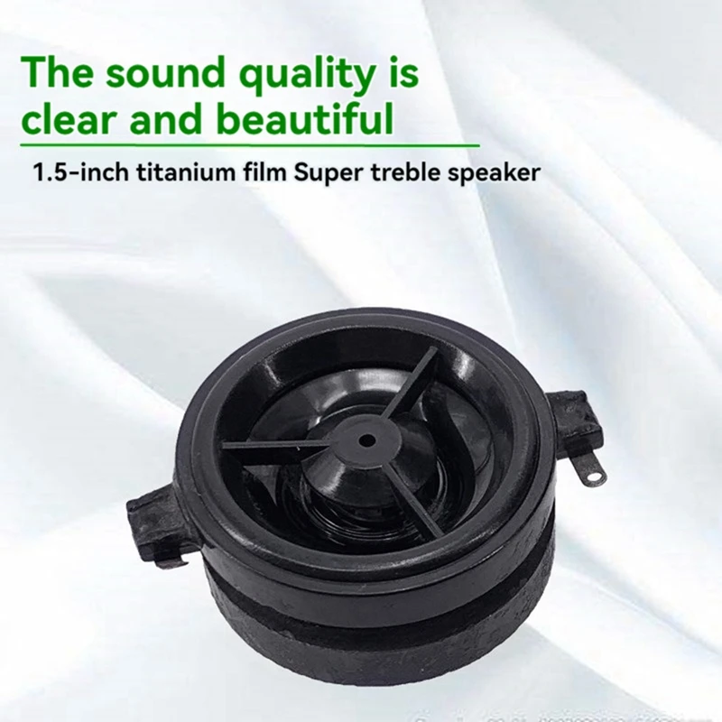 2PCS 1.5 Inch Super Tweeter 4Ω 3W Titanium Film Tweeter Loudspeaker Hifi Speaker For Car Speaker DIY Modification