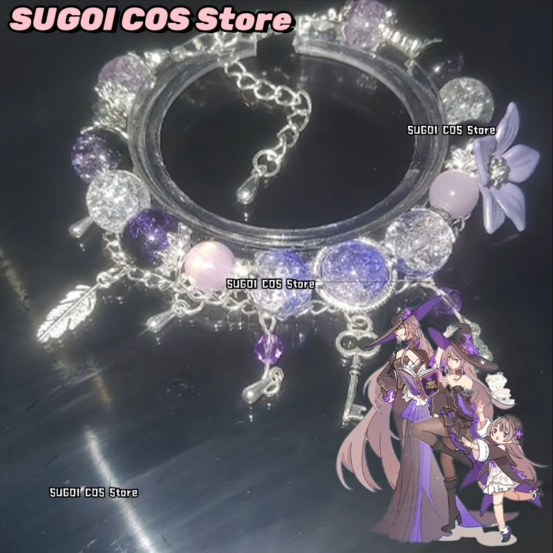 Honkai:Star Rail Herta/the Herta Costumi Cosplay Accessorio per bracciale per capelli fatto a mano Anime Gioco di ruolo Puntelli per feste