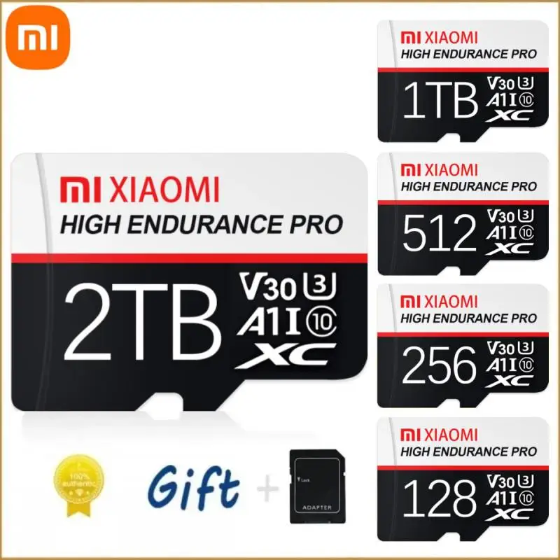 Mijia Xiaomi SD Card 2TB Large Capacity Memory Card 128GB 256GB Micro TF Card High-speed Flash Card Class 10 For Camera/Laptop