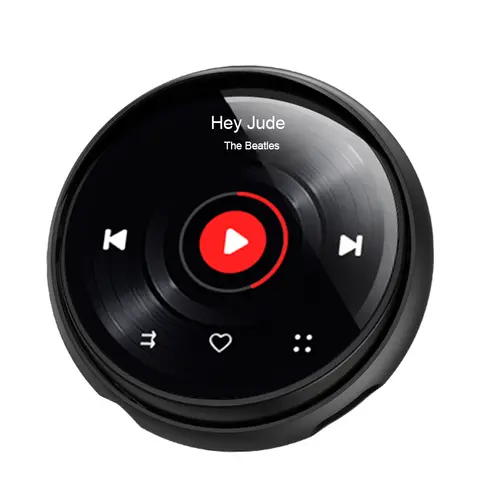 Lecteur MP3 Famue BF03 ​ Châssis circulaire ​ Conception personnalisée ​ Lecteur de musique Hi-Fi ​ Bluetooth 5.3 ​ ​ Audio haute résolution certifié 32 Go/64 Go
