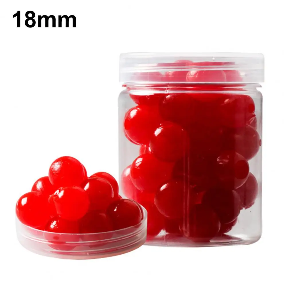 Large Buoyancy Soft Strawberry/Corn Flavor Silicone Artificial Floating Lure Bead Angling Supplies