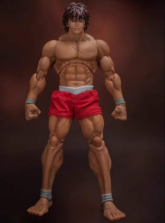 

1/12 Male Soldier Fighting Karate Street Fighter Body Model 6'' Muscle Figure