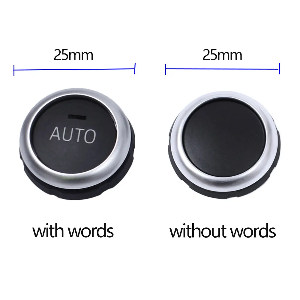 Front Rear Air Conditioner AC Temperature Adjust Rotary Knob Control Button Replacement For BMW 5 6 7 Series F10 F06 F12 F07 F01