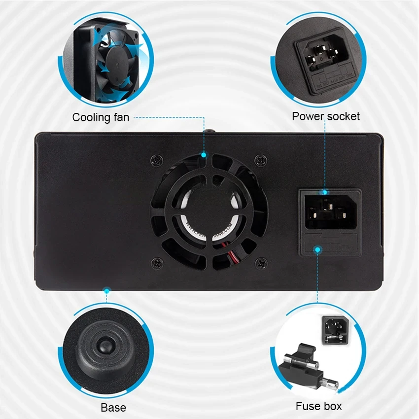 Laboratory DC Power Supply Adjustable 30V 10A Voltage Regulator 220V 110V Current Stabilizer Switching Power Supply 120V 3A 60V