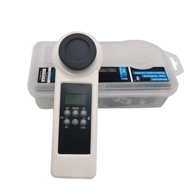 Detector de calidad del agua para piscina, ácido cianúrico, Detector de cantidad General de mano Residual para piscina, prueba de cloro Residual