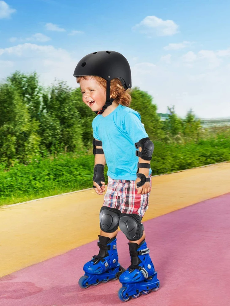 AliExpress RGGMQQ 6PCS Kids Protective Gear Set Knee Pads for  3-14 Years Toddler Knee & Elbow Pads with Wrist Guards 3 in 1 for Skating Cycling