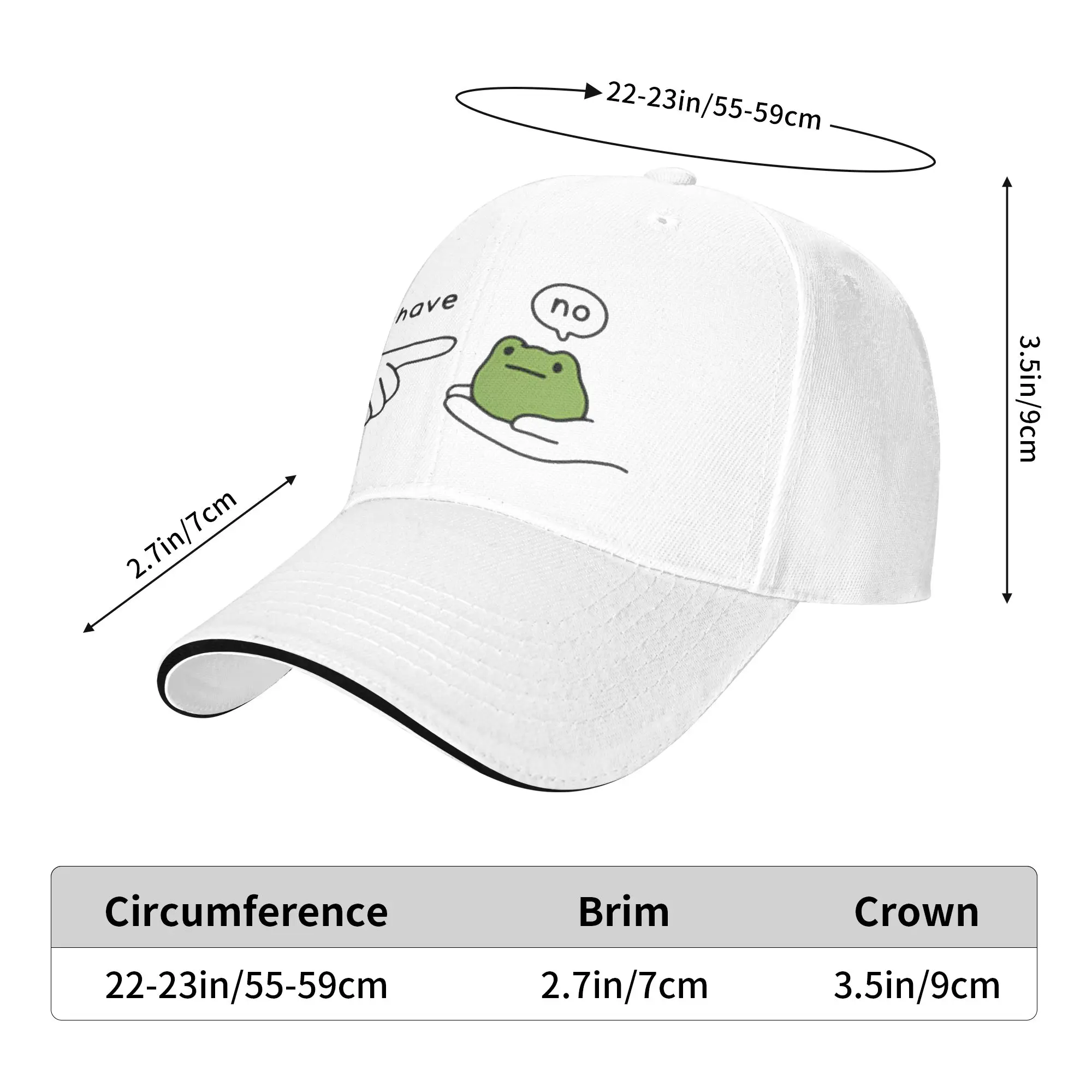 Behave No Funny Frog Sarcastic Humor Gift For Children Men Women A Baseball Cap Hat