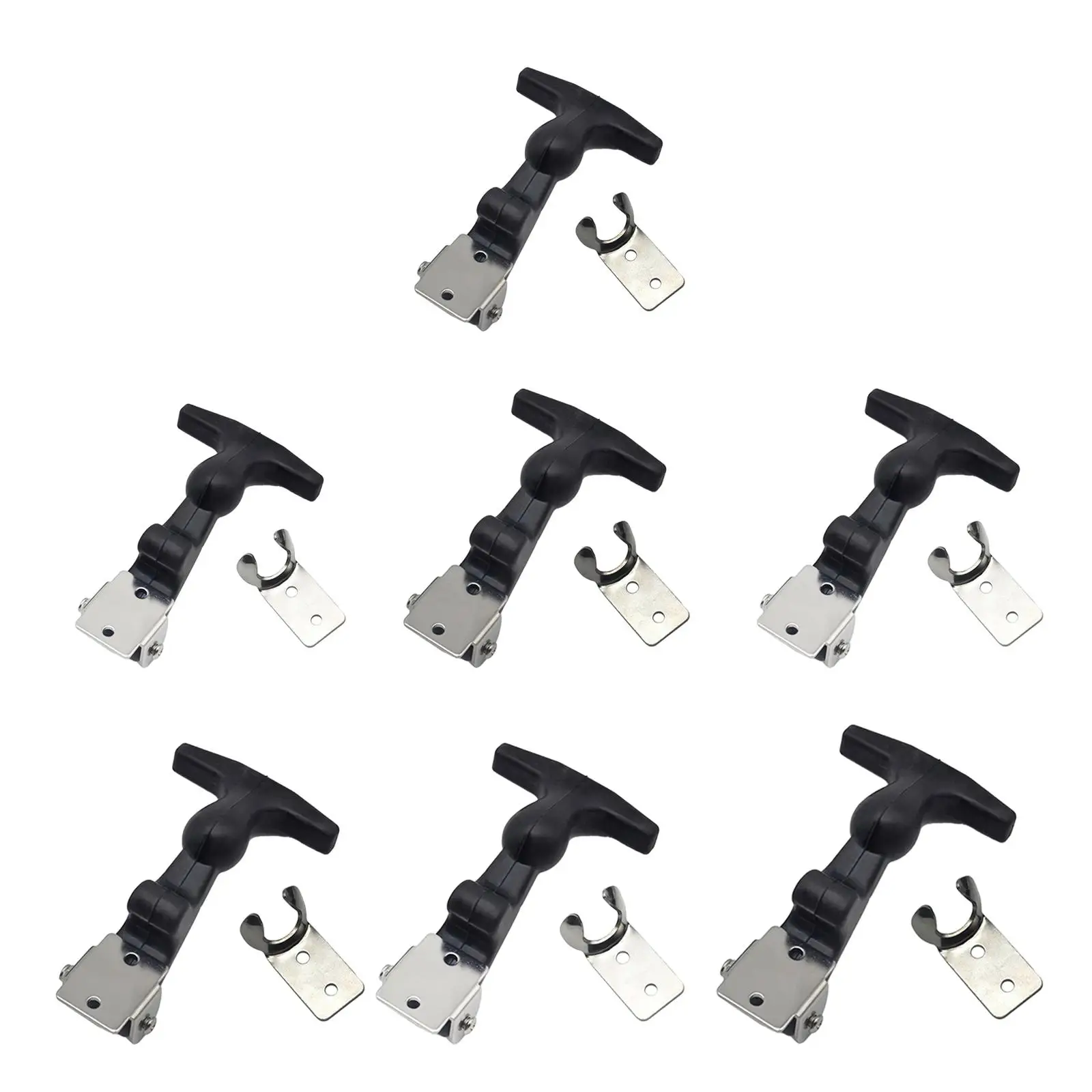 

Auto Engine Cover Hasp Hasp latches Buckle Holder Elastic T Handle for Cart Engineering Machine Hood Farm Machinary Trucks Hood