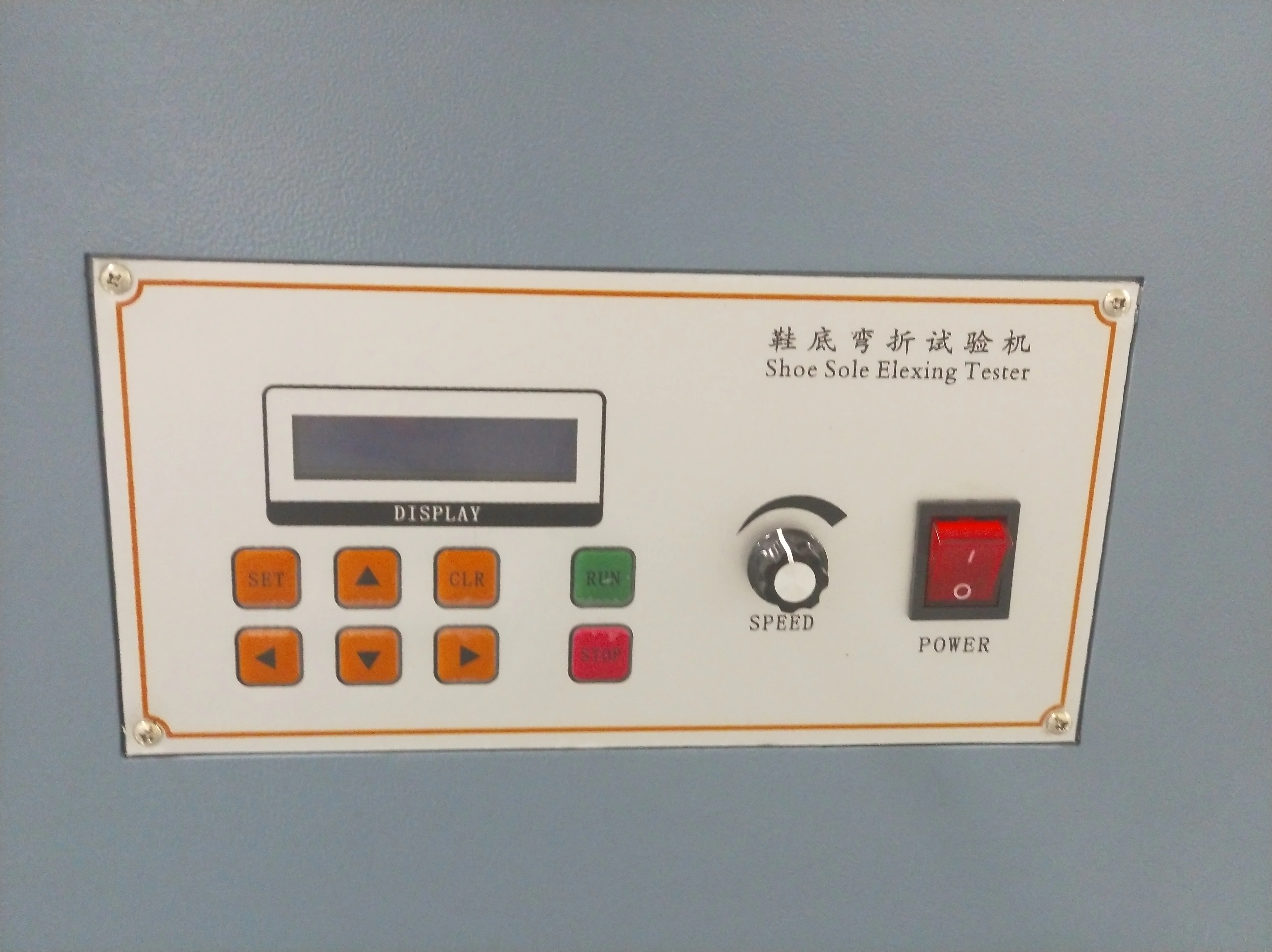 Zhongli Instrument Lab Leather Shoes Testing Machine SATRA TM161 Vertical Whole Shoes Sole bending Flex Tester