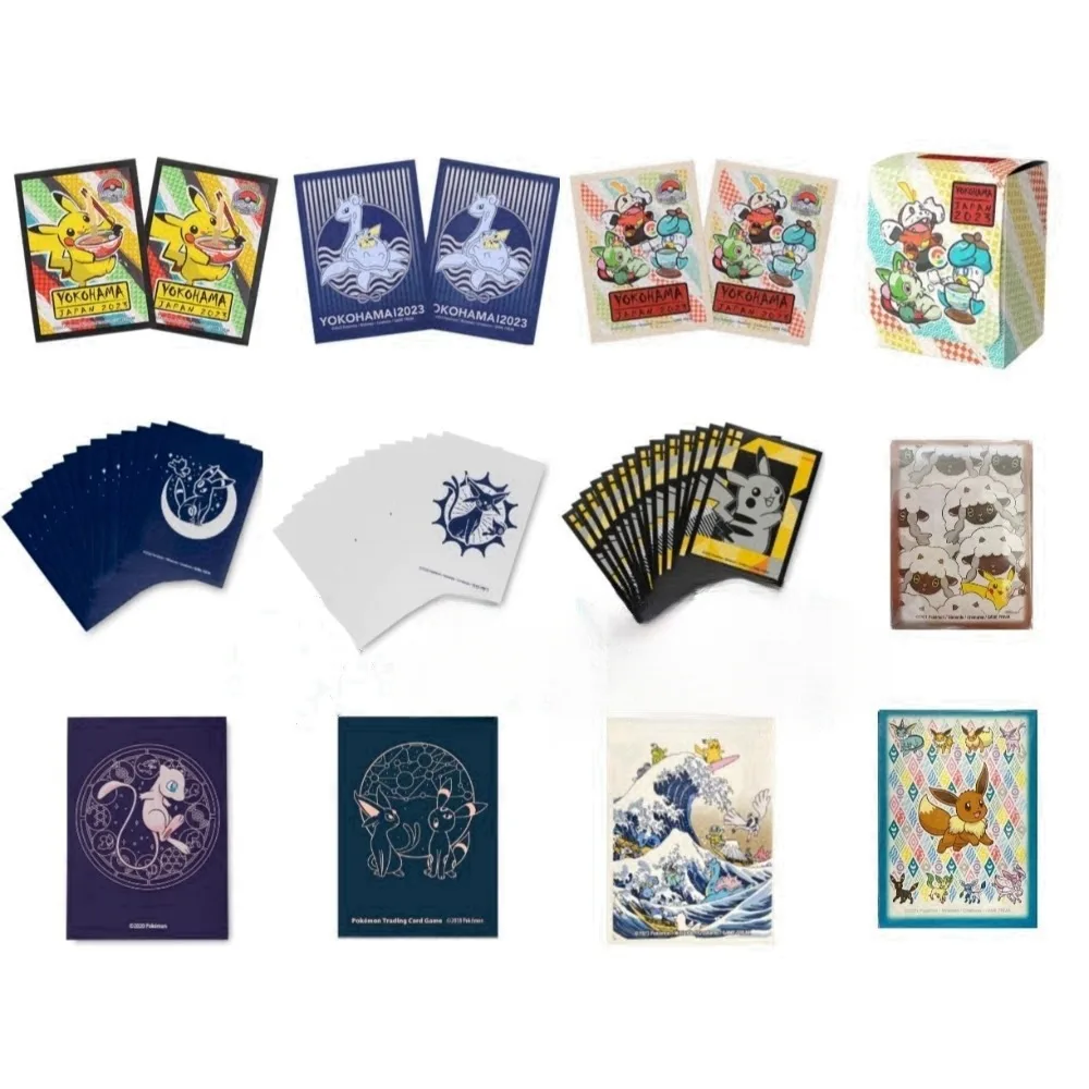 64PCS/box DIY PTCG Pokemon 2023WCS Limit Card Sleeve Umbreon LaprasAnime Peripheral Game Collection Card Sleeve Holiday Gift