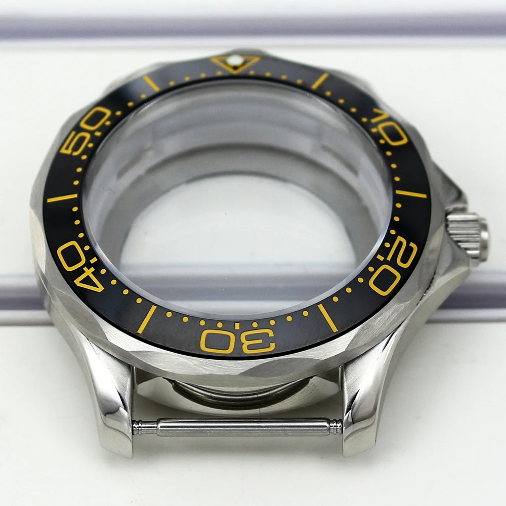 41-mm-Uhrengehäuse, Armband und Zubehör, wasserdicht, für Seamaster NH34, NH35, NH36 Uhrwerk, Uhrenreparaturwerkzeuge und -teile für 30,5-mm-Zifferblatt – Detail 5