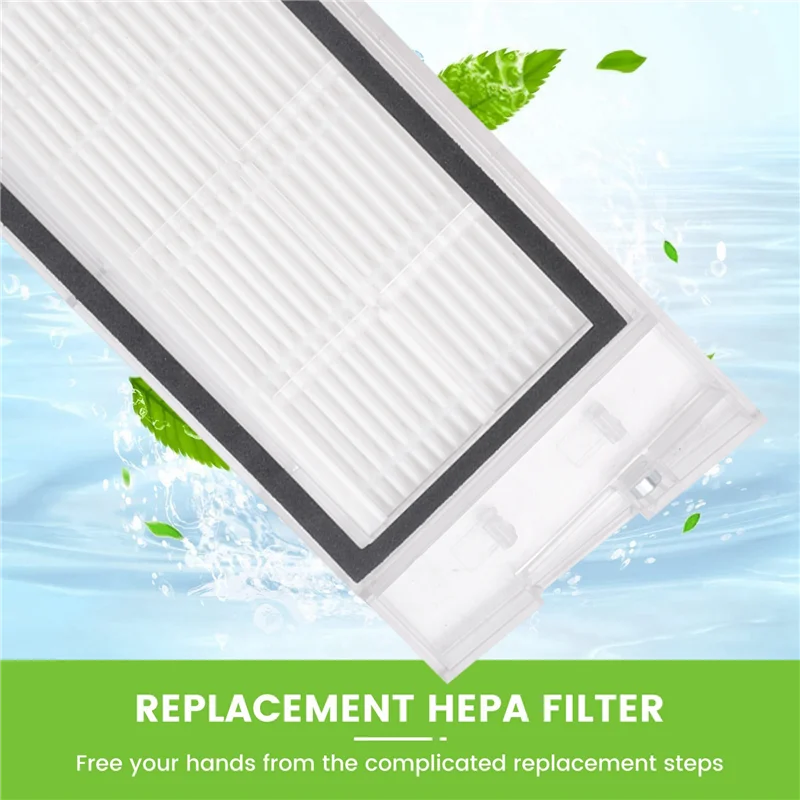 A39M 3Pcs For ROIDMI EVE Plus Robot Vacuum Cleaner HEPA Filter Home Robot Vacuum Cleaner Accessories