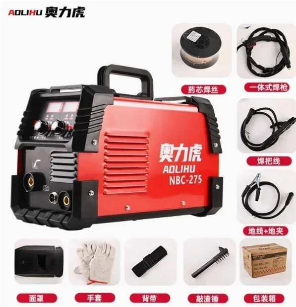 MIG MMA Welding Machine Non-Gas Manual Electric Welders 220V EU Carbon Dioxide Gas Protection Welding Equipment Portable Welders