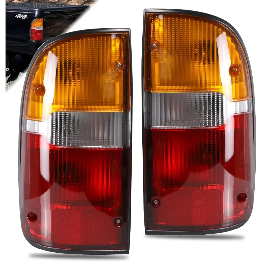 

Tail Light Assembly Compatible With 19952000 Tacoma Rear Taillights Pair Left Driver and Right Passenger Side Replace TO280011