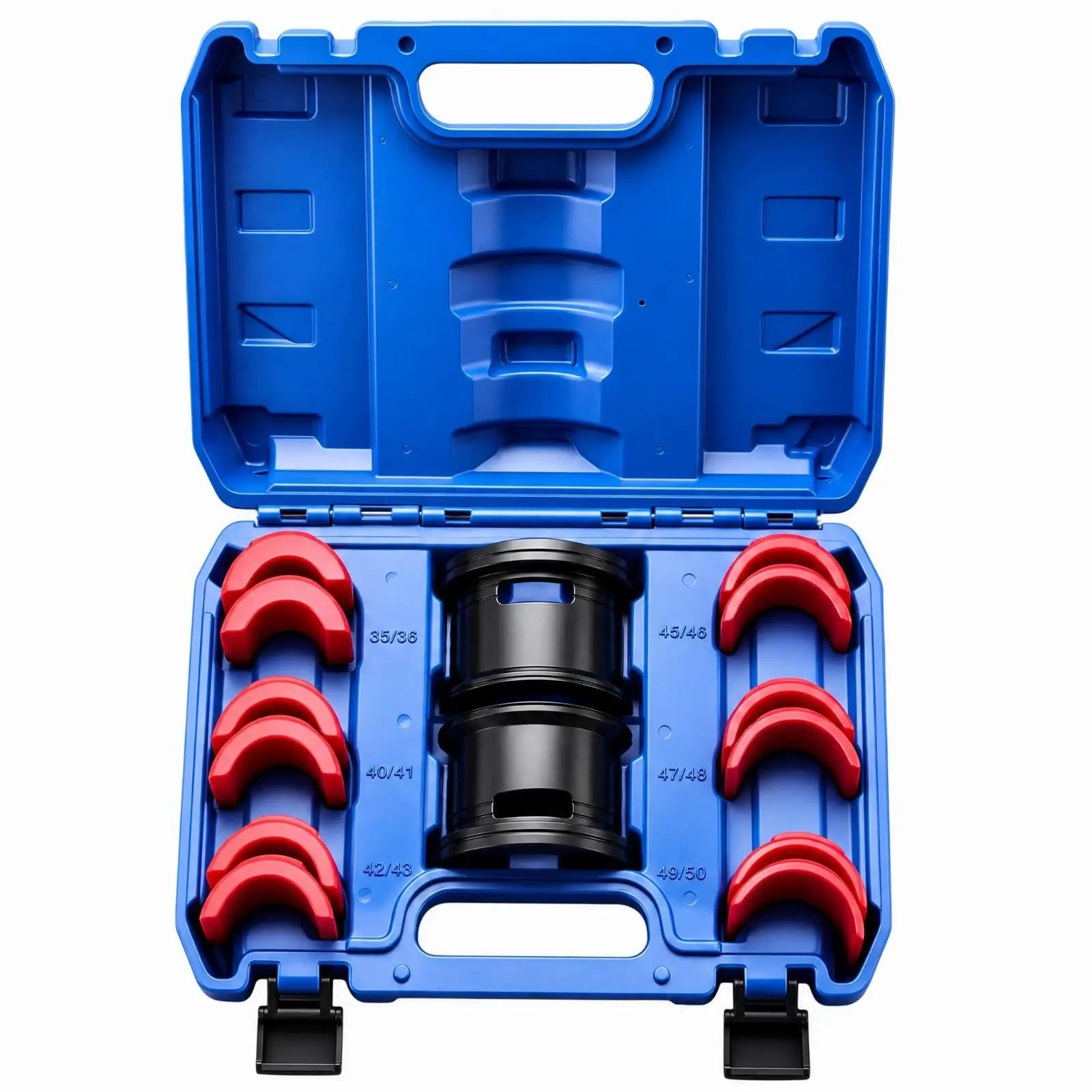 Durable Motorcycle Seal Facing Tool Carbon Steel Installer with 6 Interchangeable Adapters for Oil Seal Repair