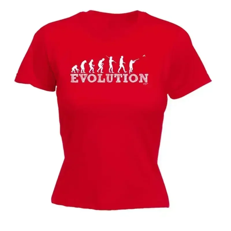 Evolution Shoot Womens T Shirt Funny Novelty Gift