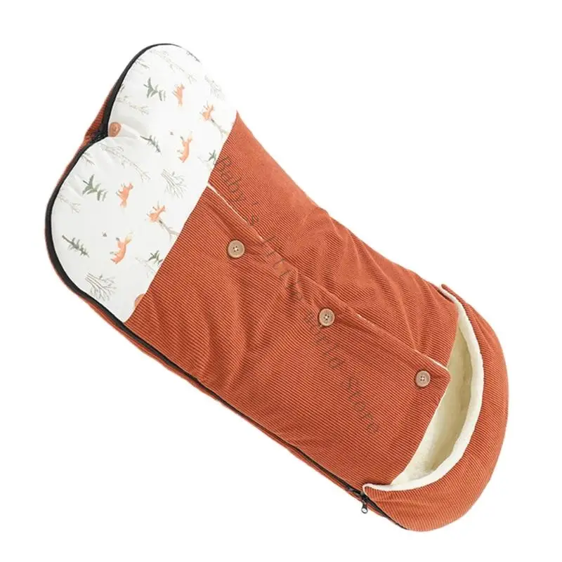 واقي القدم لعربات الأطفال، مقعد السيارة، قابل للغسل في الغسالة، أساسي للشتاء B2EB