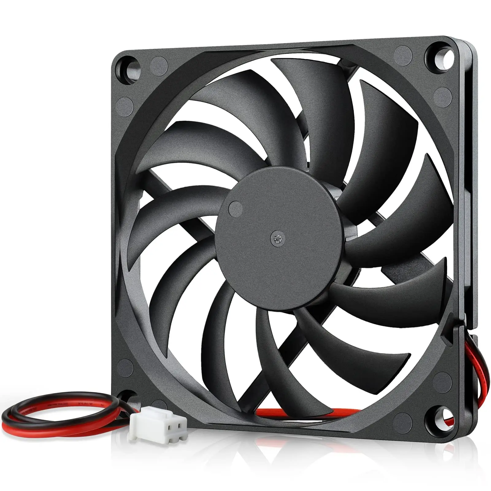 80MM Axial Dual Ball Fan 80x80x10mm 8cm DC 5V 12V 24V 8010 USB 2PIN Fan Brushless Cooling Cooler PC Fan Computer Case Fan Cooler