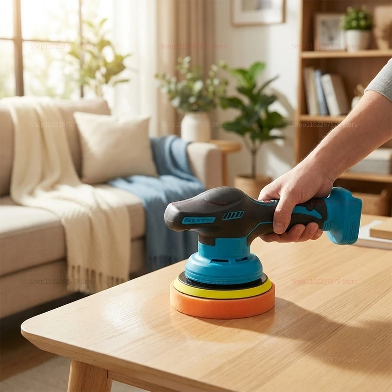 Cordless 18V Car Polisher Electric Polishing Machine Wireless Waxing Sanding Sealing Glaze Tool Auto Detailing Sander Power Tool view 4