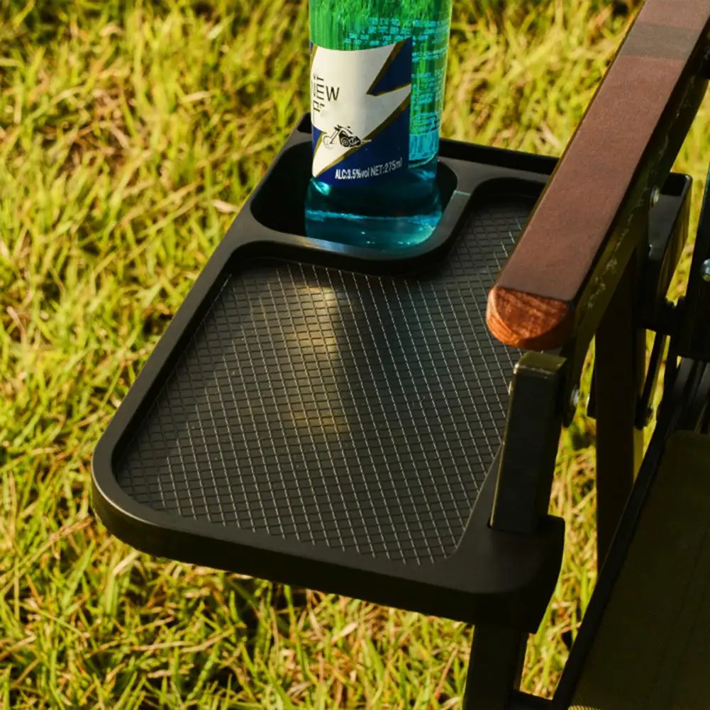 Kermit Chair Side Storage Tray Camping Chair Shelf with Cup Holder Bunk Bed Bedside Nightstand Organizer Outdoor for Snacks