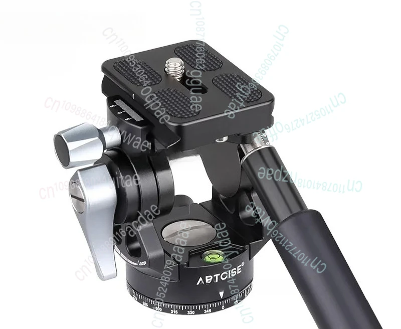

Mini Aluminum Tripod for DSLR Mirrorless, VH1/VH6 Series Fluid Head Stand with 360° Pan, Lightweight & Foldable Design