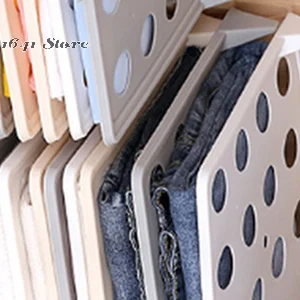 Wardrobe Organizer Rack for Folded Clothes; Stacking Board for T-Shirts and Pants with Layers for Home Use
