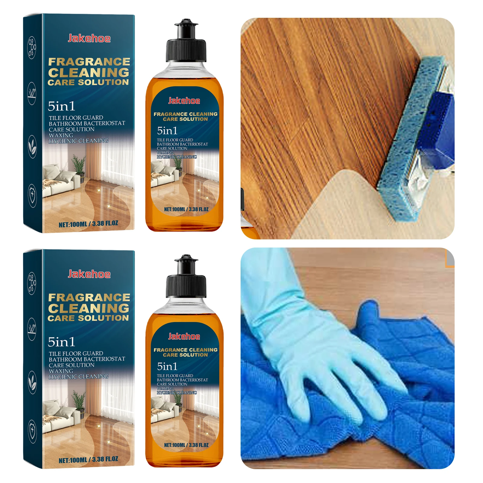 Floor Cleaner Liquid Long-Lasting Fragrance Aroma Mop Soap 100ml Multisurface Stain Odor Remover Floor Cleaner for Tough Stains