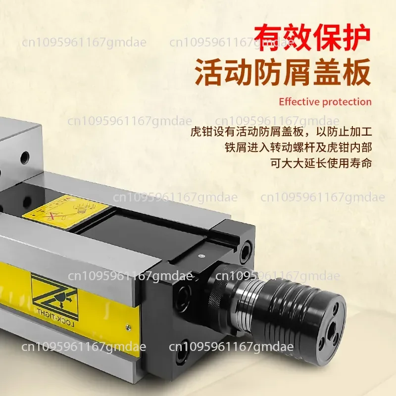 Pneumatic Hydraulic Vise Machining Center Flat Mouth Pliers Double Force Pressure Milling Machine High Precision