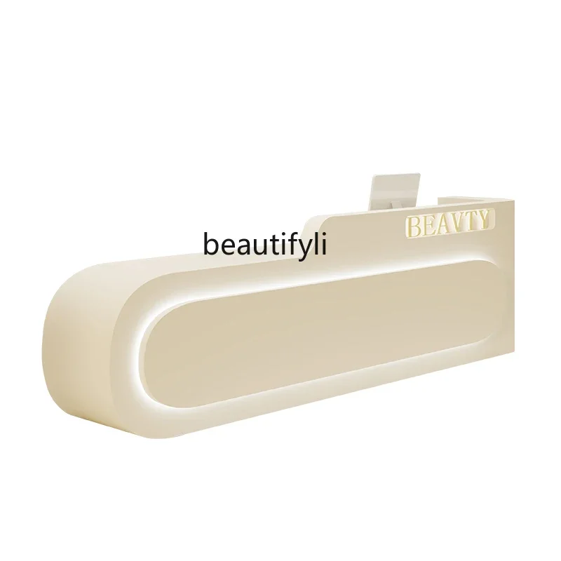 

FG10Light luxury high sense, beauty salon special checkout page wedding dress women's clothing store company front desk receptio