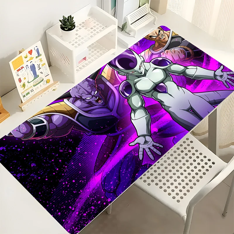 Tapis de souris pour ordinateur portable, armoire de bureau, clavier, tapis de bureau de jeu, grand Dragon Ball Frieza HD, tapis de souris antidérapant en caoutchouc étendu