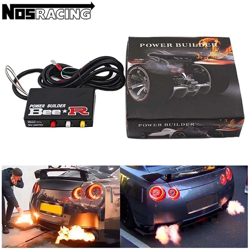 Power Builder Type B Rev Limiter Racing Exhaust Flame Thrower Ignition Rev Limiter Launch Control Fire Controller