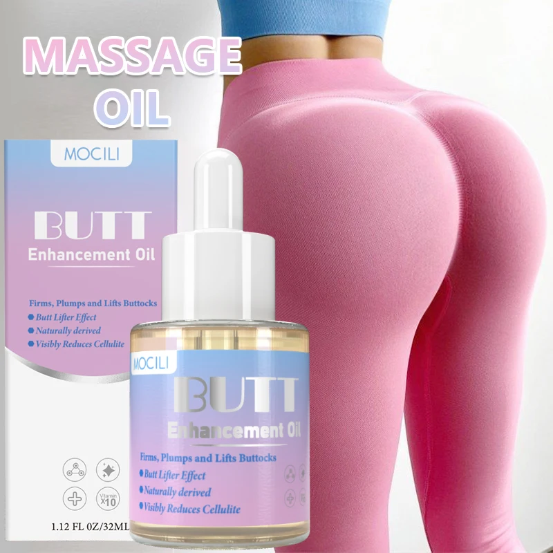 Butt-Lifting Butt-Enhancing Essential Oil Natural Fast Improvement Relaxation Firming Skin-Lifting Anti-Aging Body Care 32ML