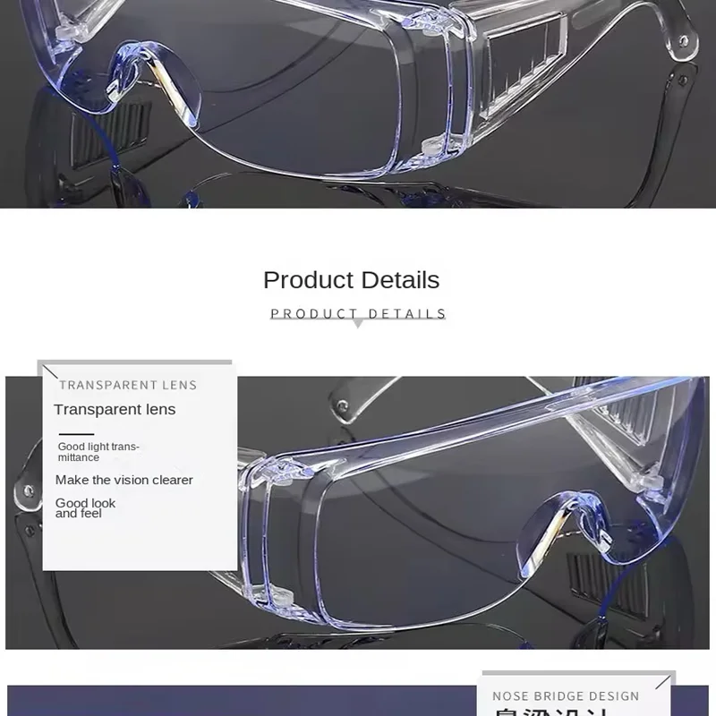 Lunettes de protection pour odorà eau, 12 pièces/lot, verres de sécurité, anti-UV, anti-impact, protection du travail, cyclisme