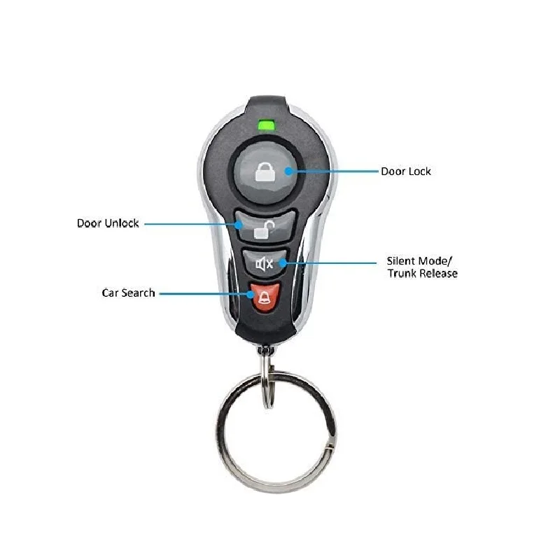 Car Remote Central Door Lock Keyless Entry System Kit with 2 Remote Controllers Universal for 12V Vehicle  Remote Central Kit